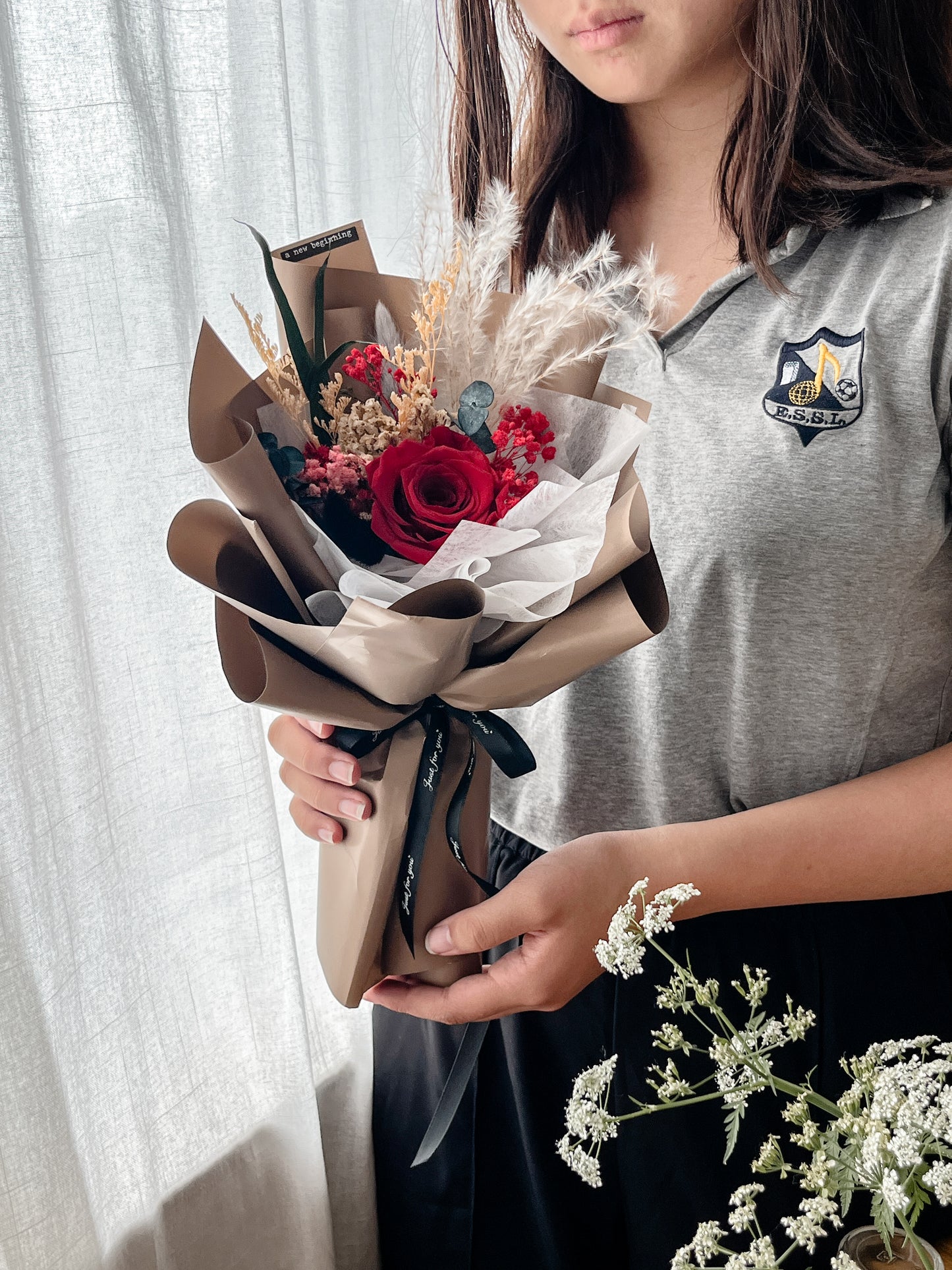 Preserved rose bouquet for special moment