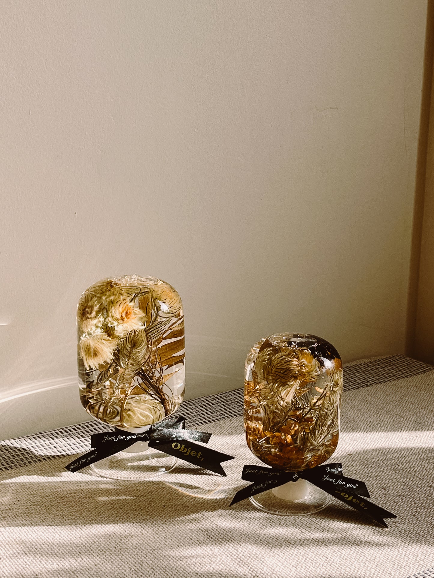 LED Light Crystal Ball #12 - Golden Phylica