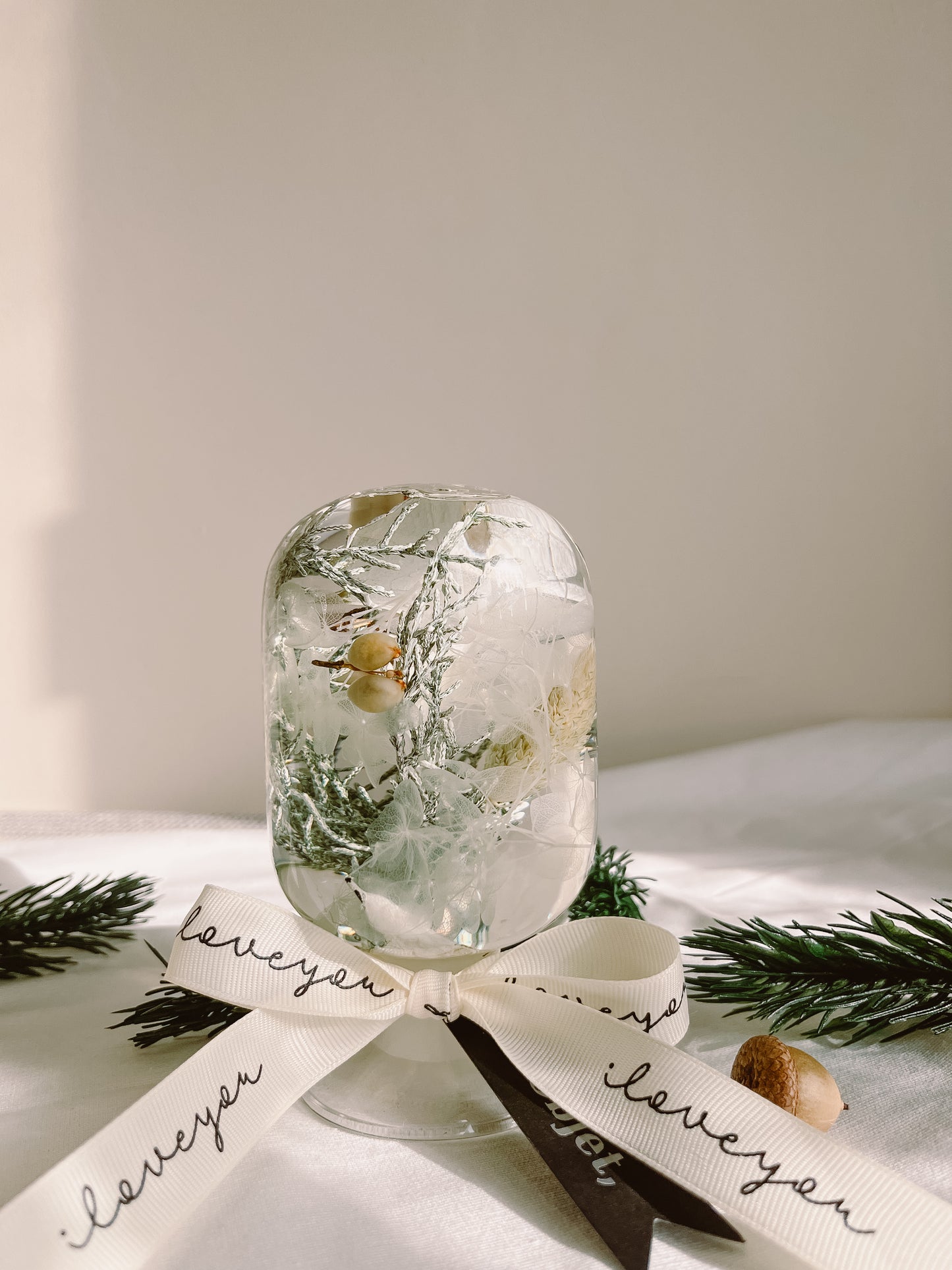 LED Flower Lamp Crystal Ball #9 - Winter Breeze
