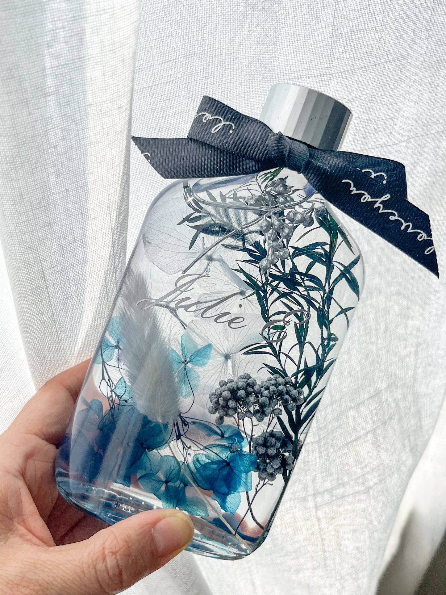 LED Light Bottle #9 - Azure Mist