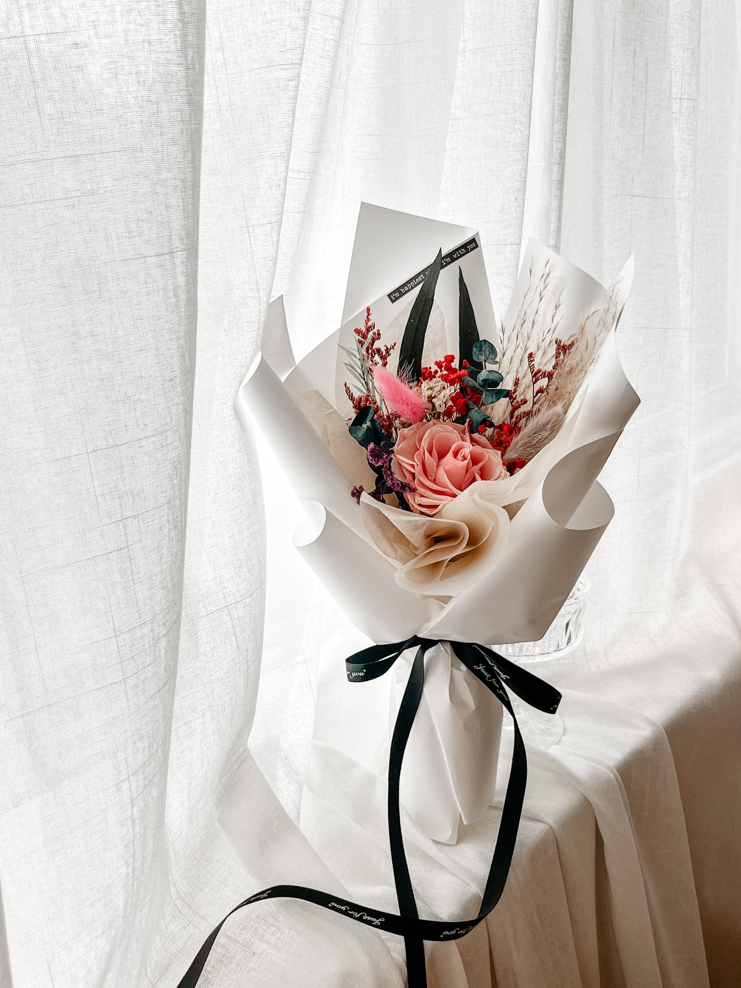 Preserved rose bouquet for special moment