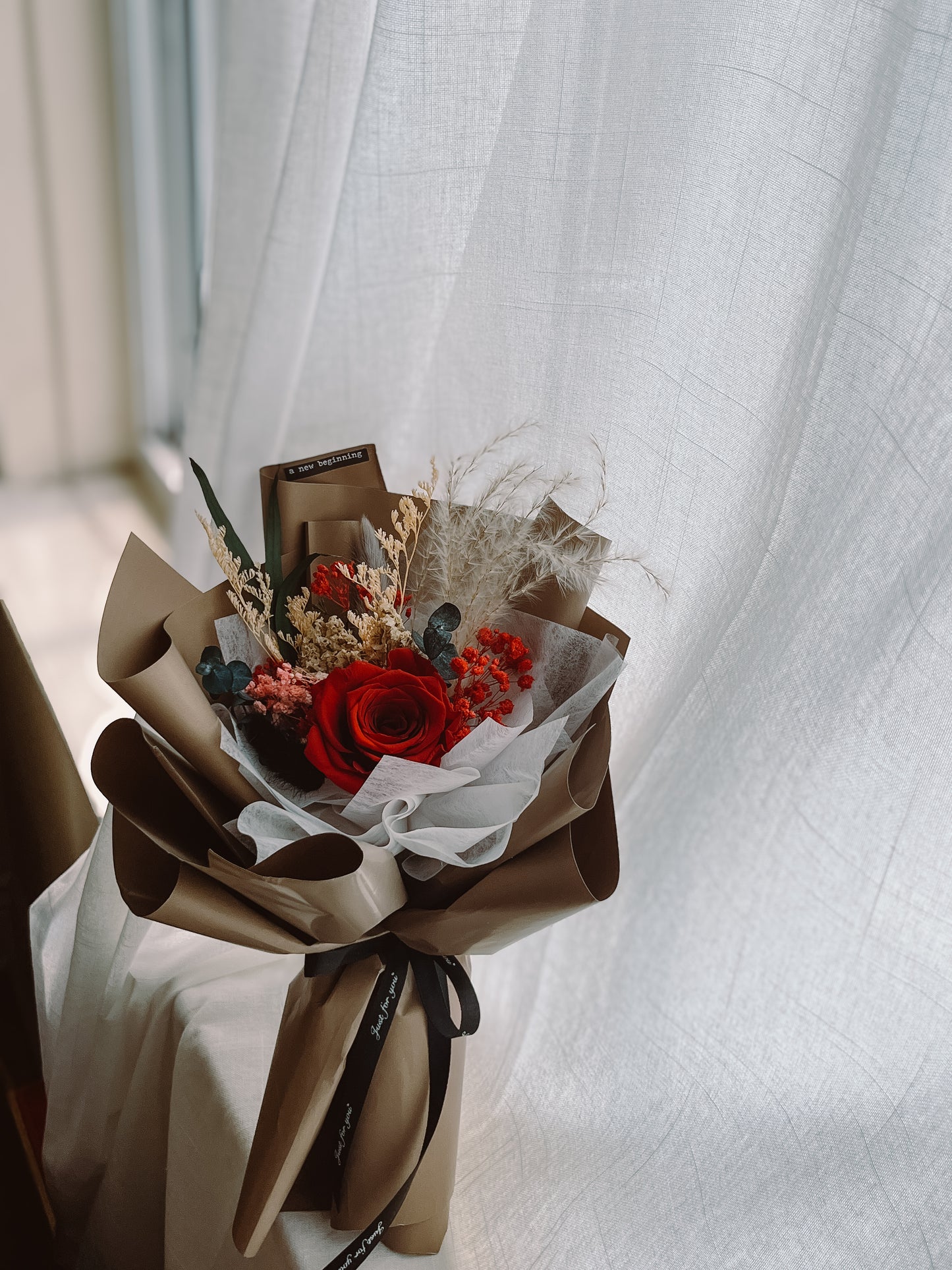 Preserved rose bouquet for special moment