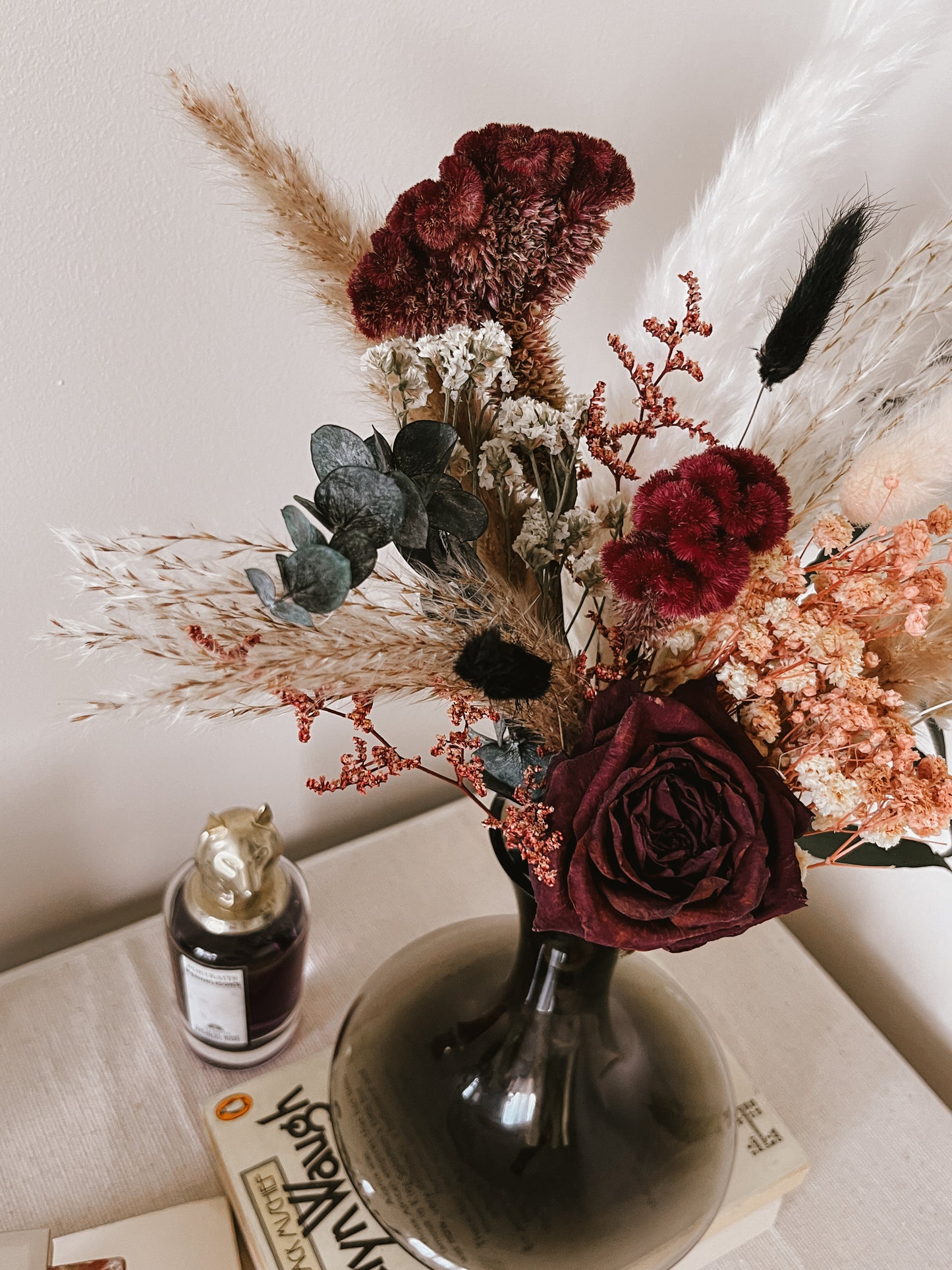 Burgundy Garden Centerpiece