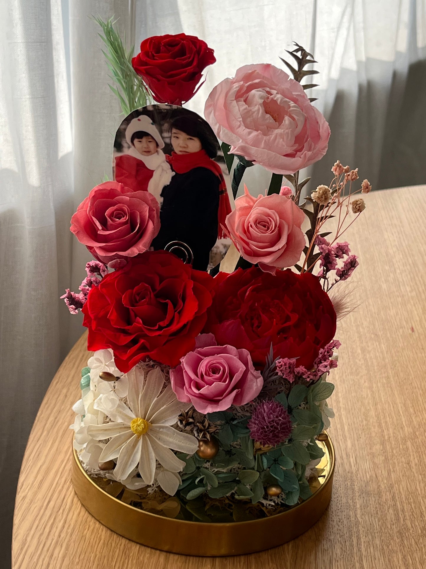 A Blooming Memory Under Glass (Customizable)