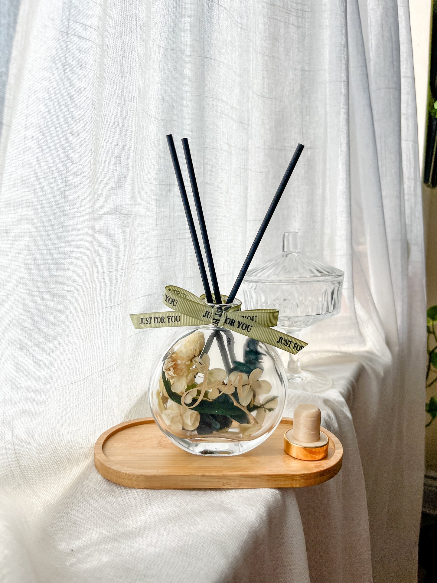 Round Flower Reed Diffuser