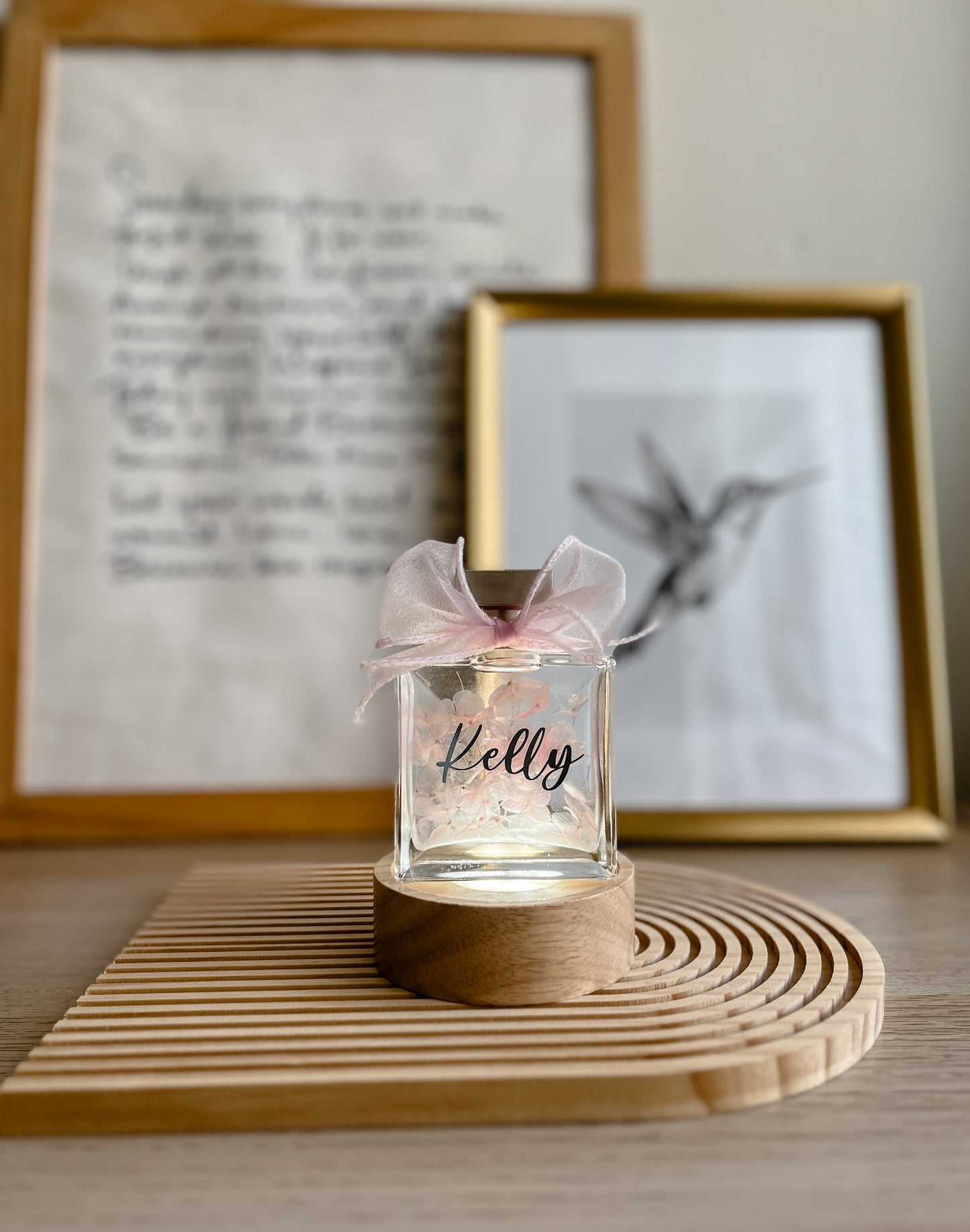 Mini #3 - Pink & Mint Hydrangea