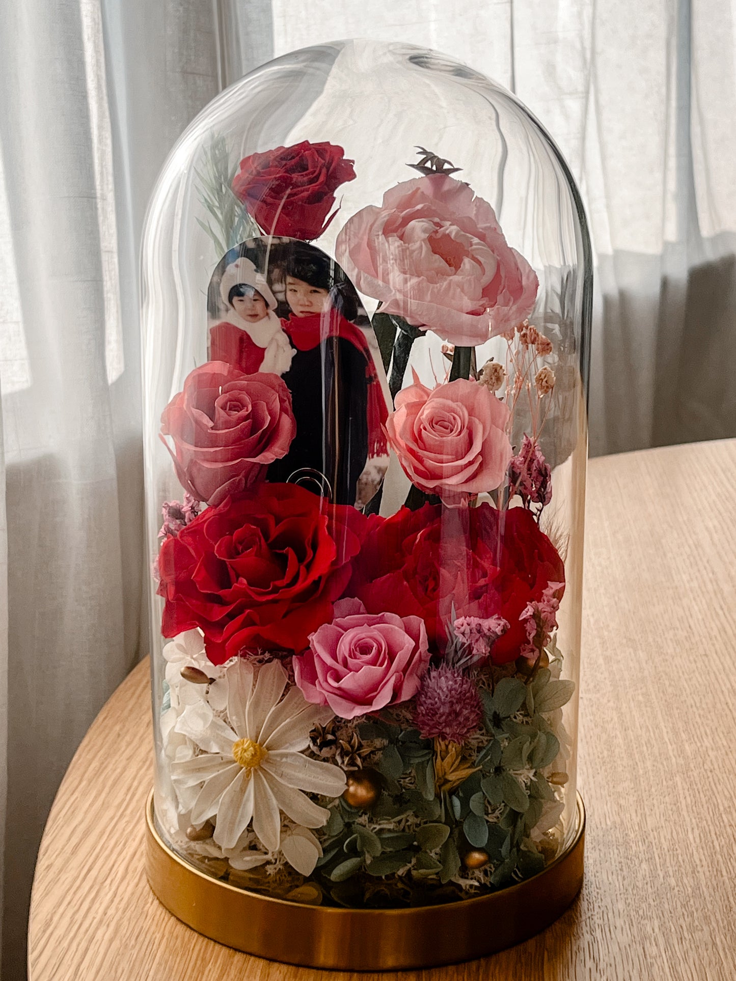 A Blooming Memory Under Glass (Customizable)