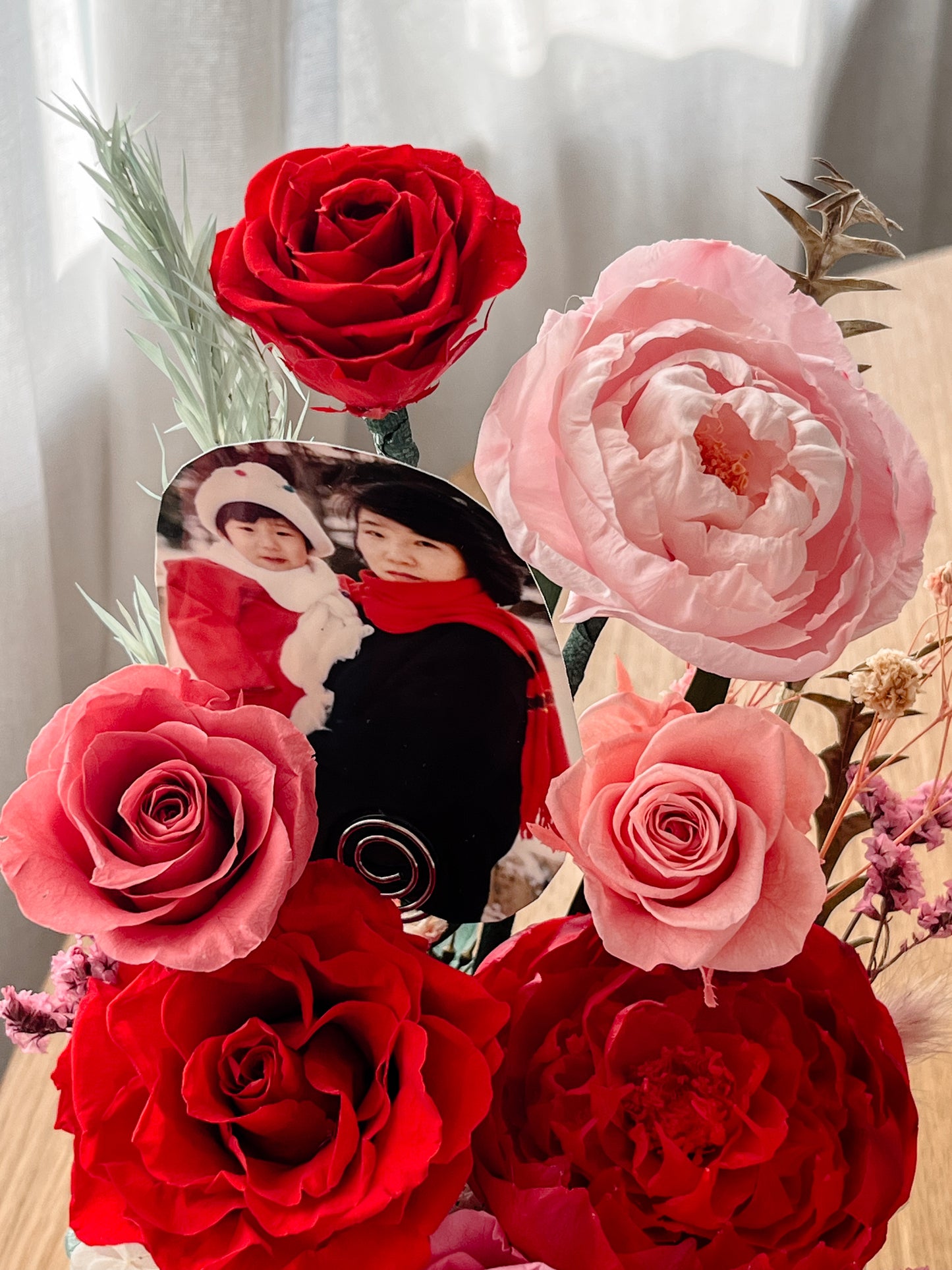A Blooming Memory Under Glass (Customizable)