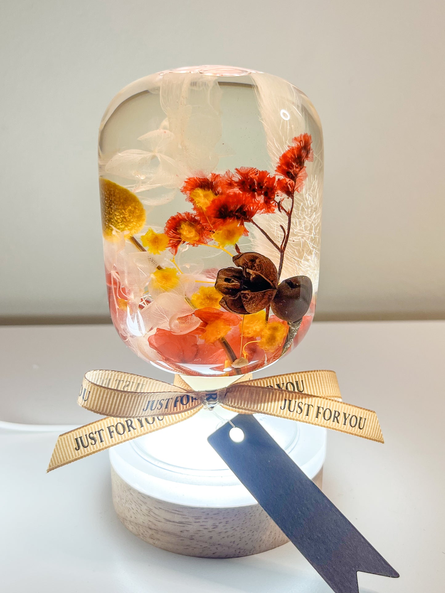 LED Flower Lamp Crystal Ball #6 - Caribbean Sunset