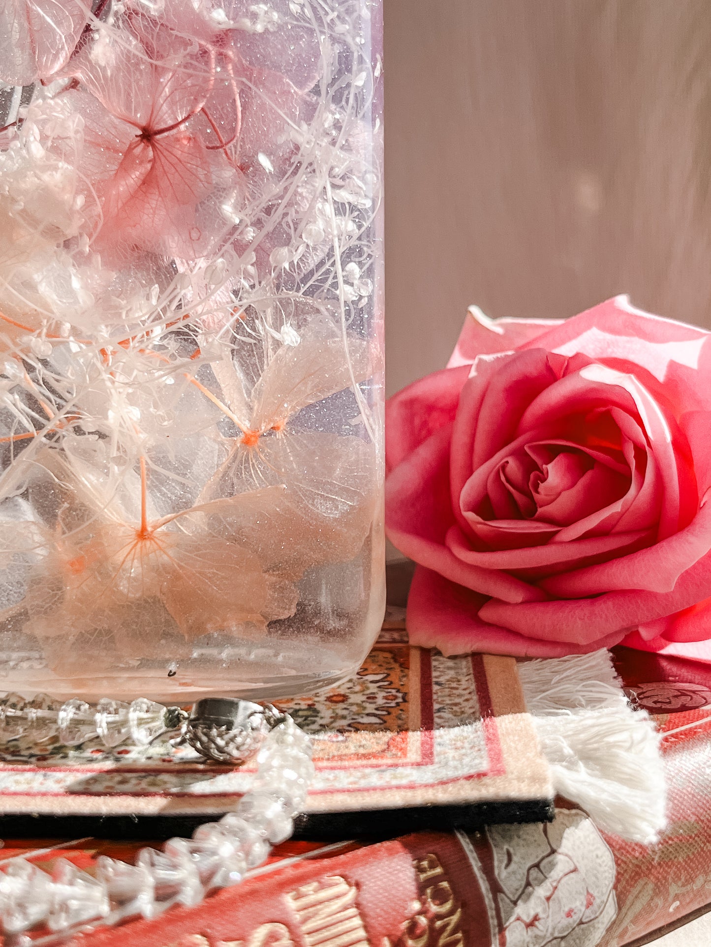 LED Light Bottle #8 - Enchanted Bride's Hydrangea Elixir