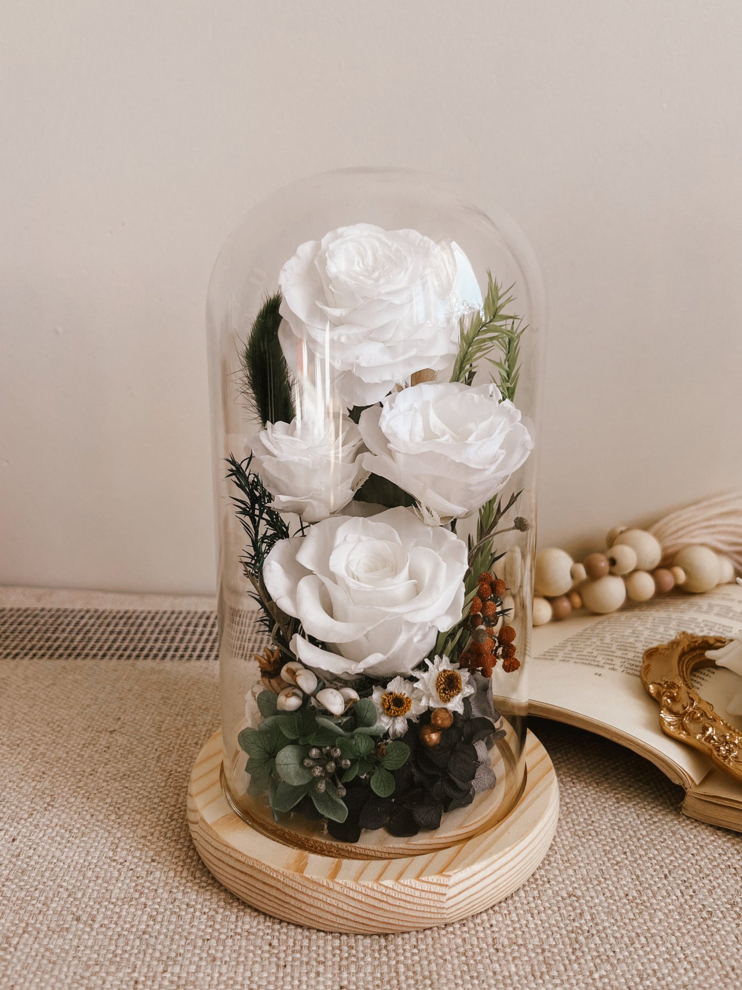 Anniversary Gift Glass Dome #20 - Pure Grace