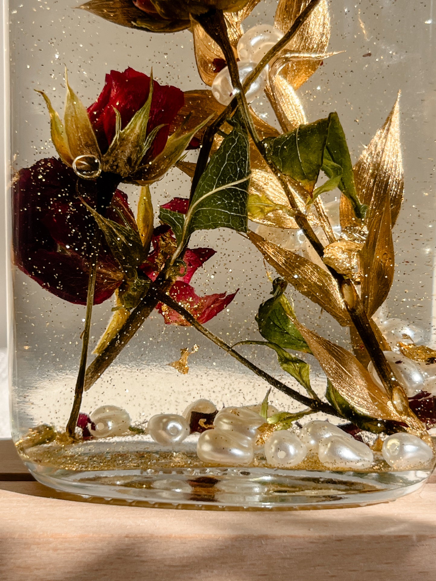 LED Light Bottle #12 - Pearl of the Rose