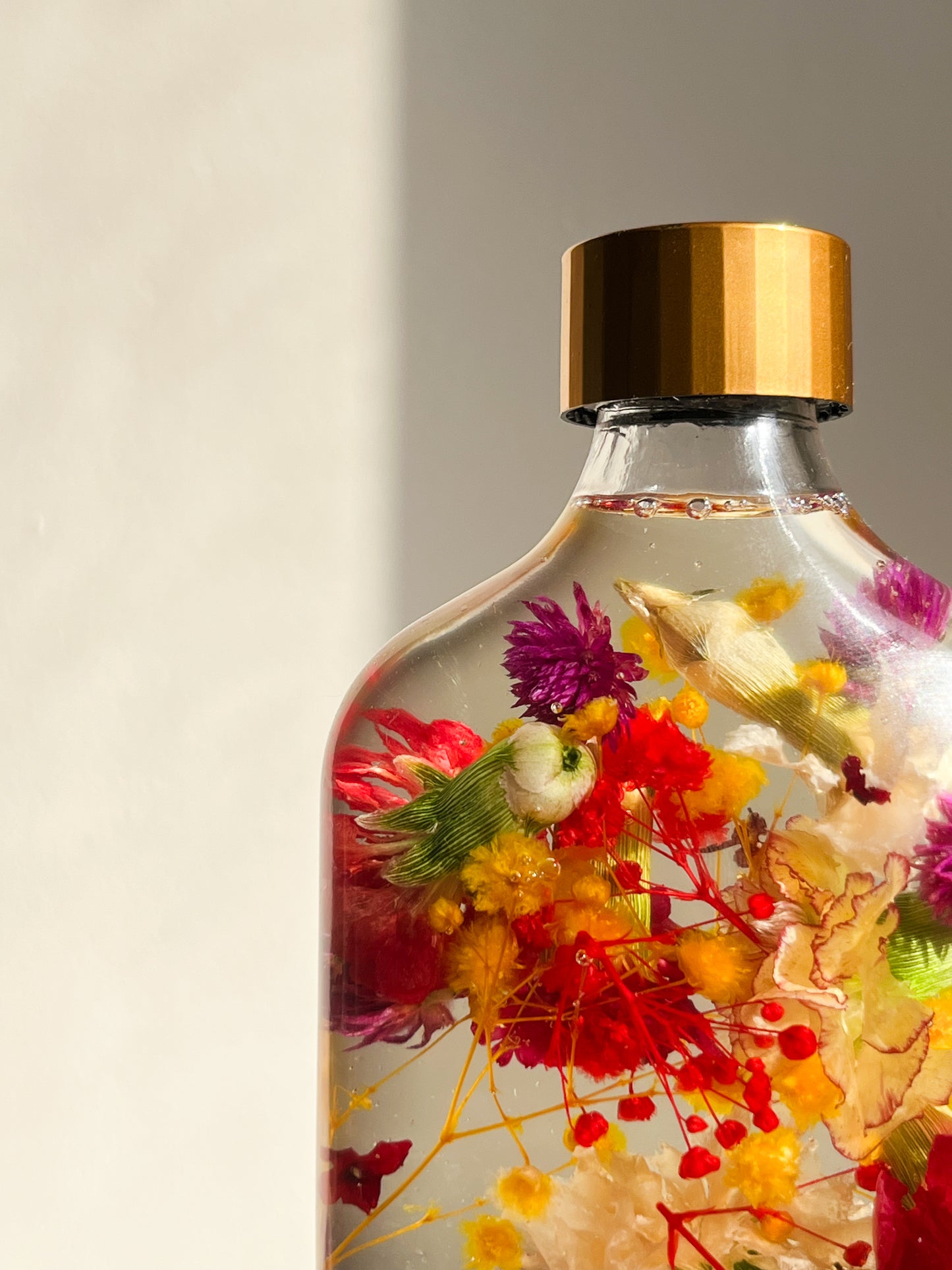 LED Light Bottle #16 - Floral Watercolor