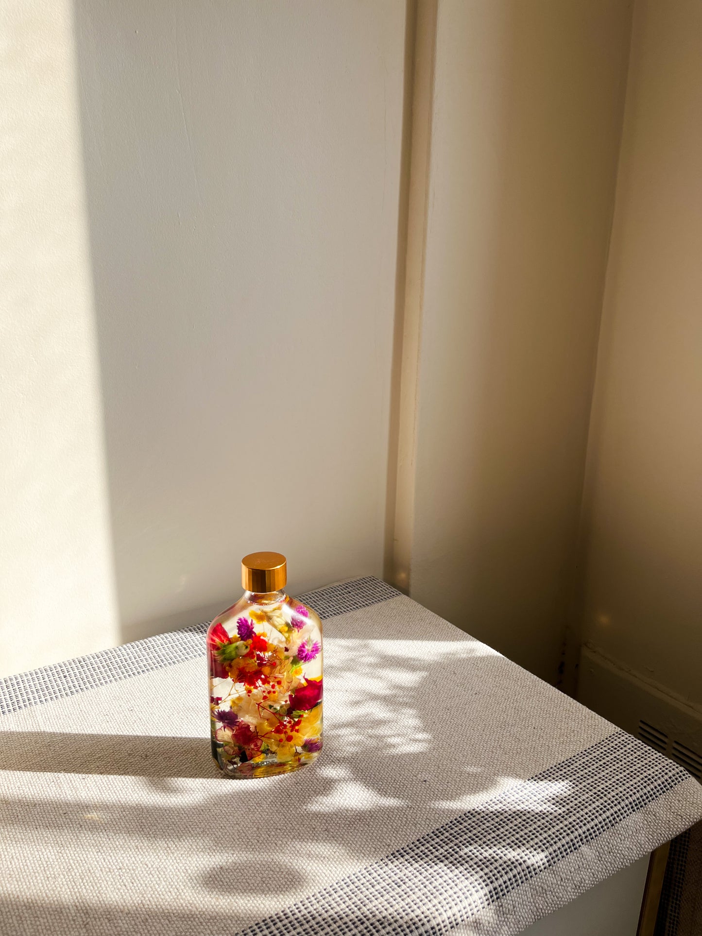 LED Light Bottle #16 - Floral Watercolor