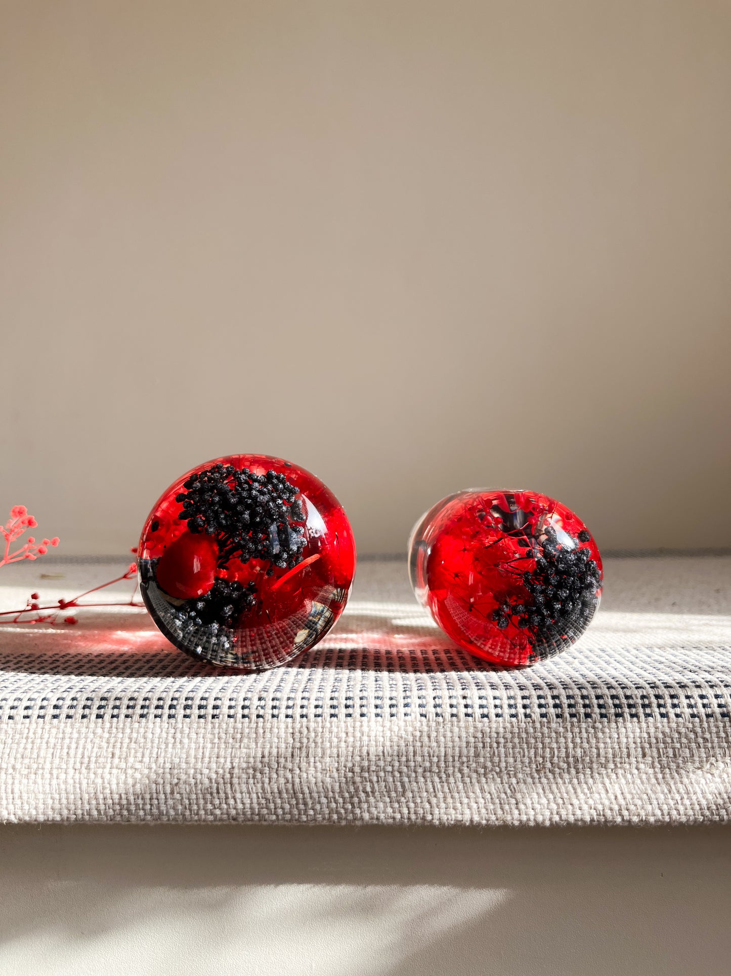 LED Flower Lamp Crystal Ball #11 - Crimson Mirage