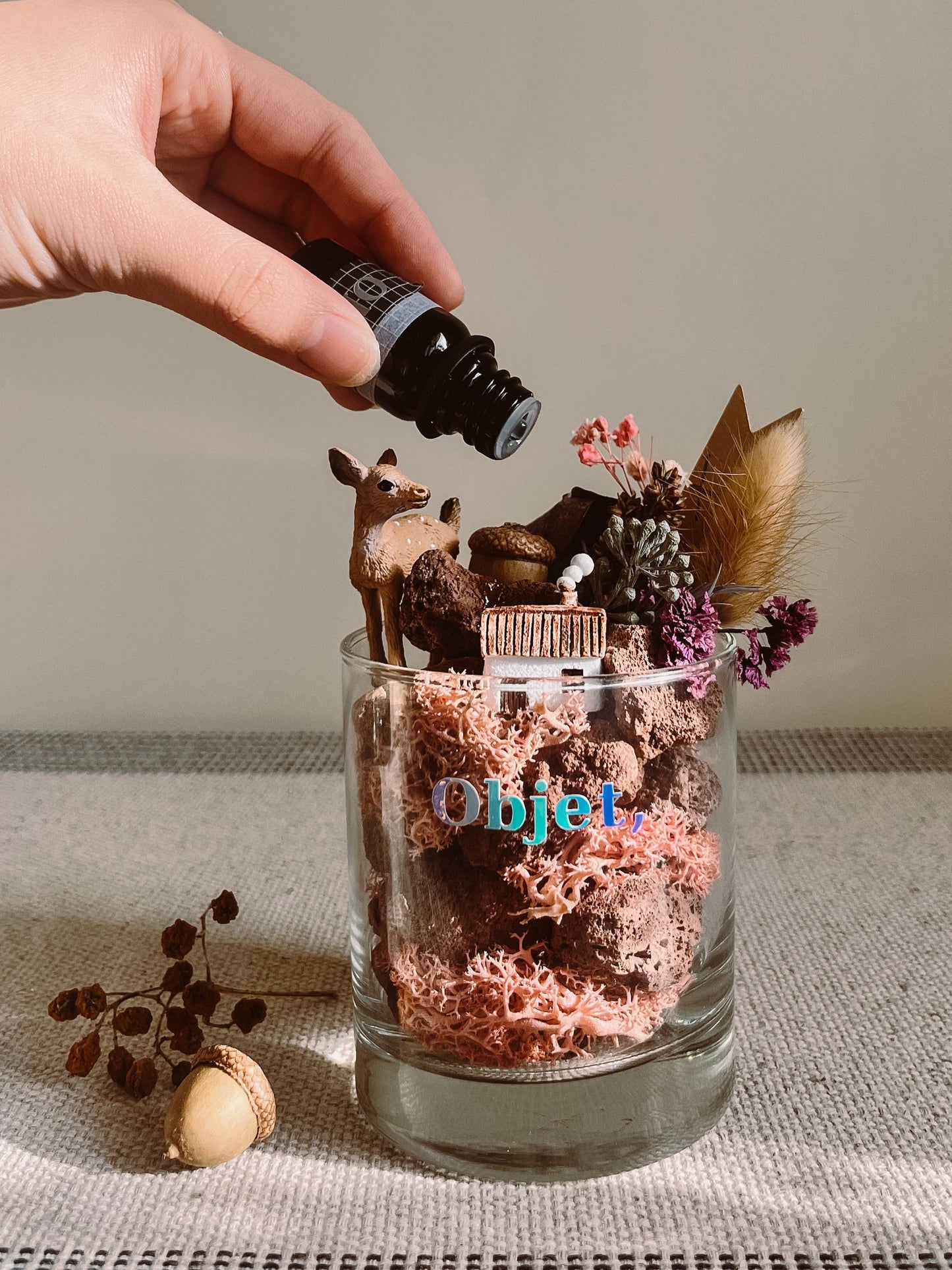 Stone Diffuser Cottage Grove: Volcanic Stone Pink Edition