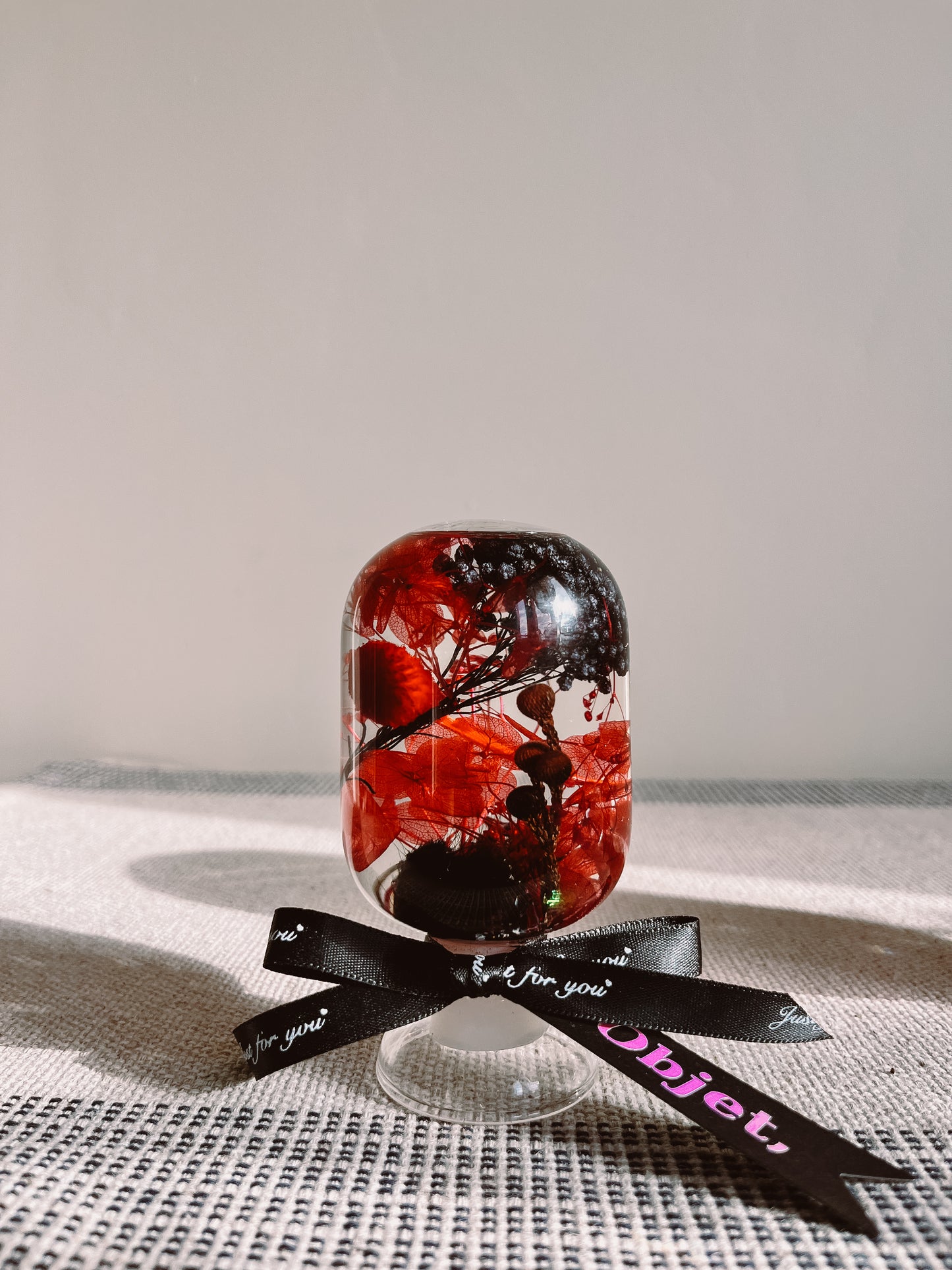 LED Flower Lamp Crystal Ball #11 - Crimson Mirage