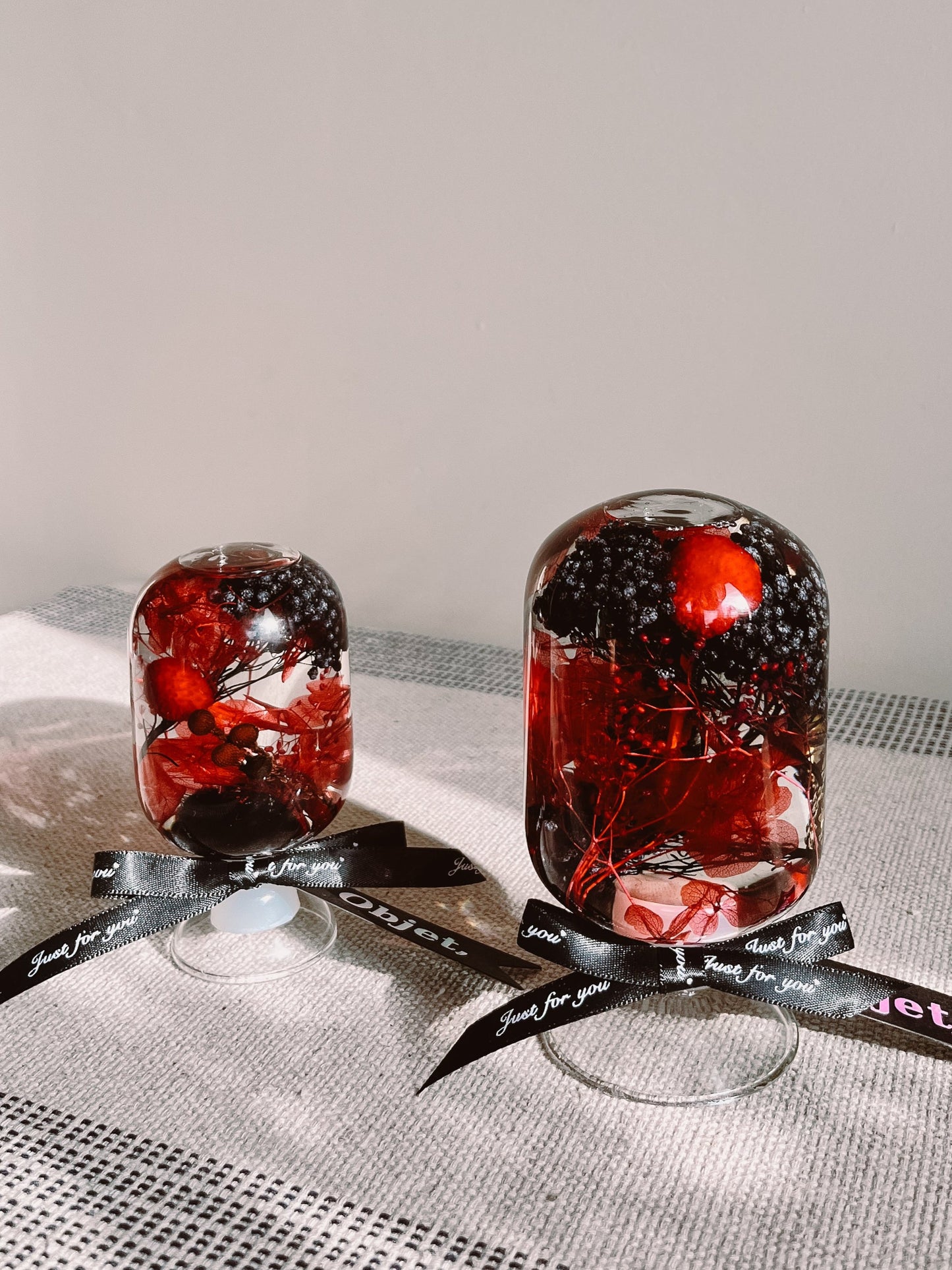 LED Flower Lamp Crystal Ball #11 - Crimson Mirage