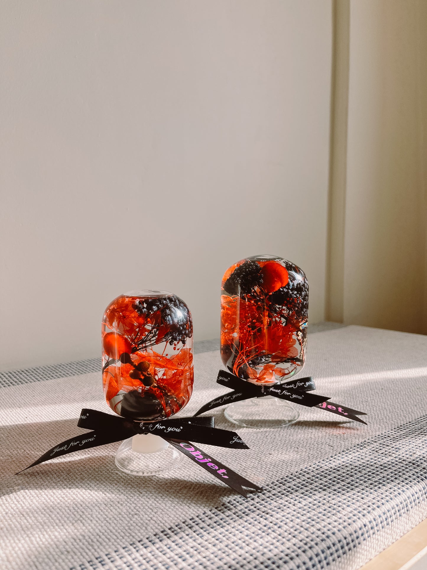 LED Flower Lamp Crystal Ball #11 - Crimson Mirage