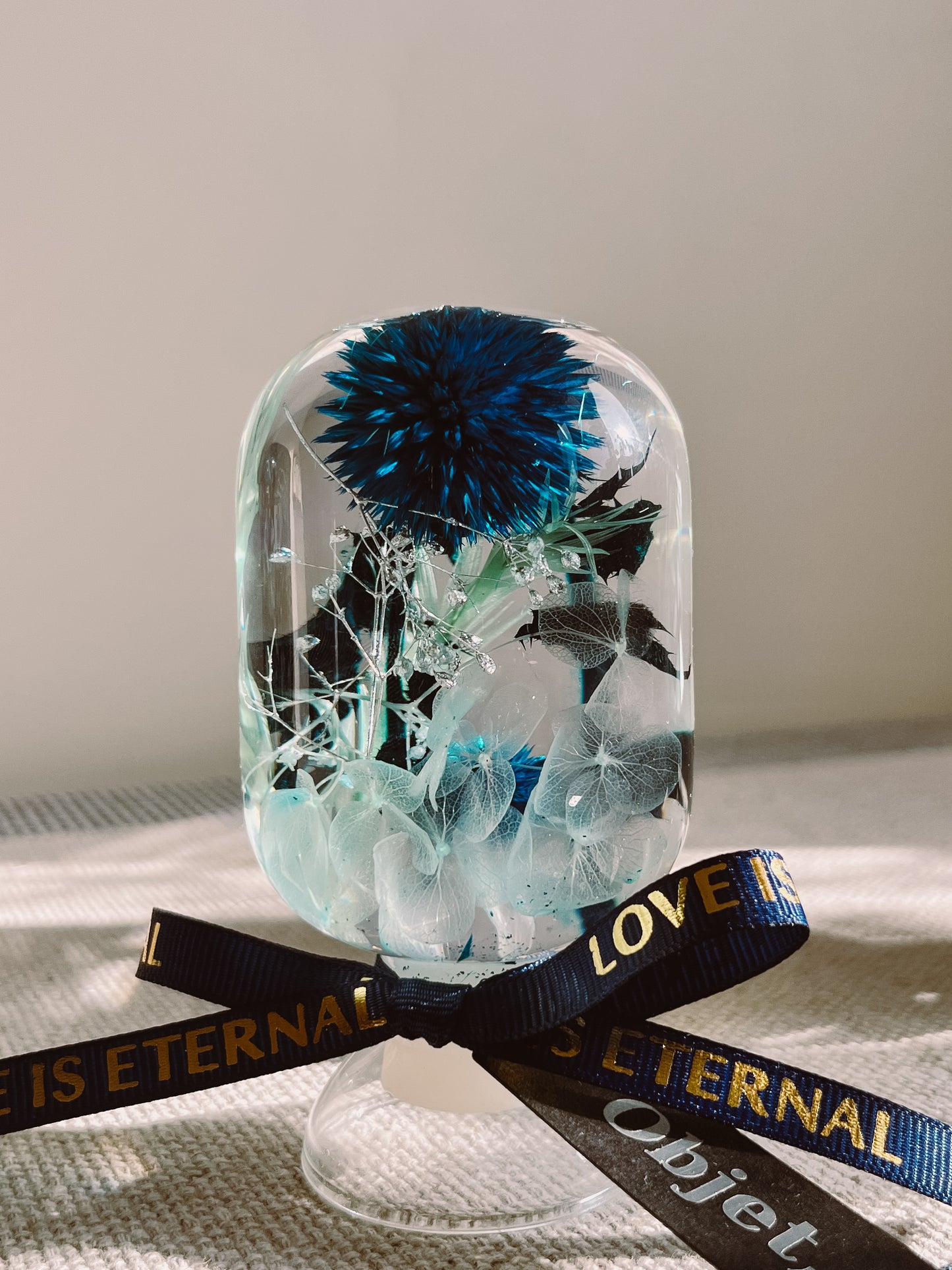 LED Flower Lamp Crystal Ball #3 - Mystic Aqua