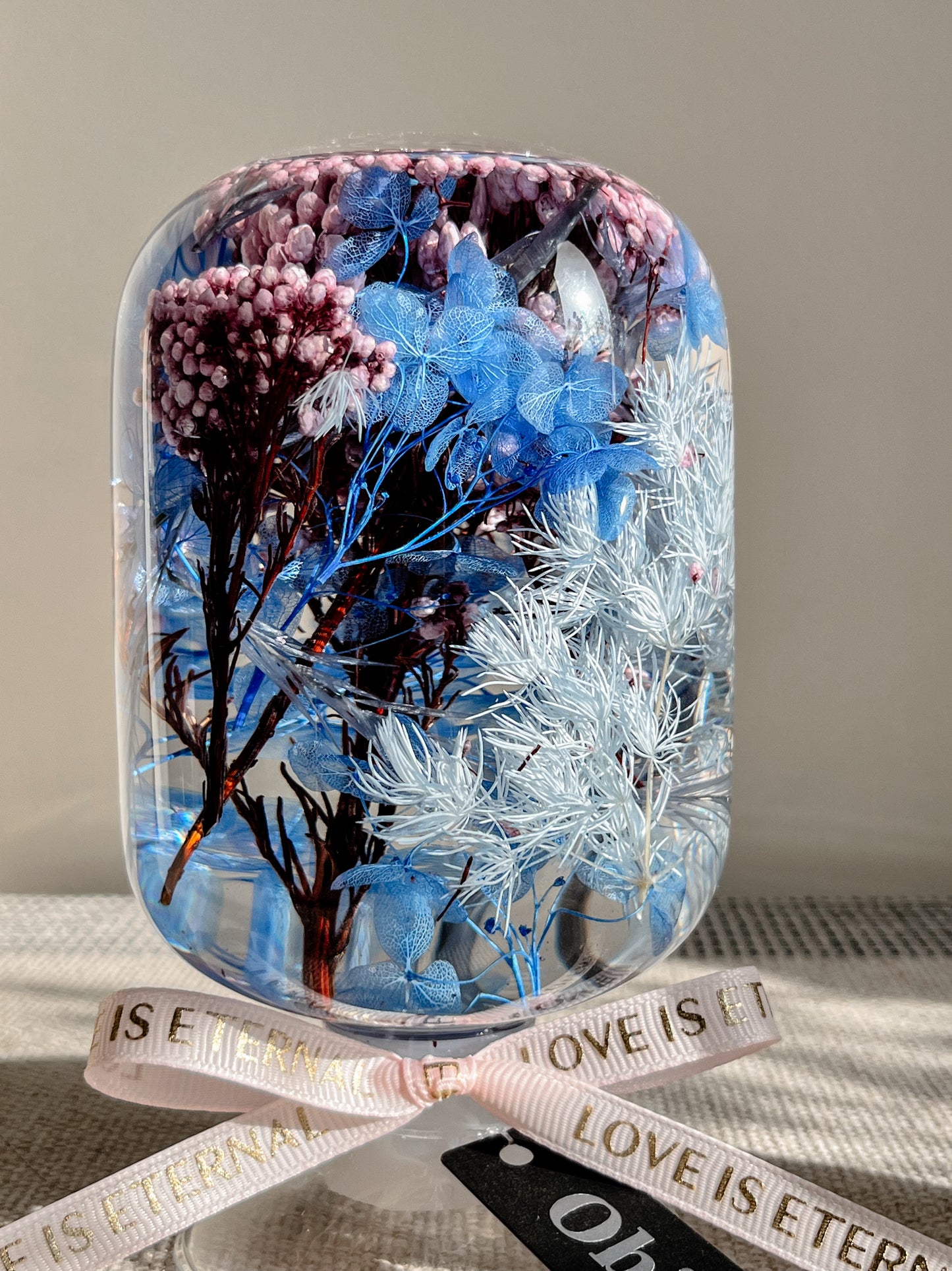 LED Flower Lamp Crystal Ball #1 - Pink in Skies