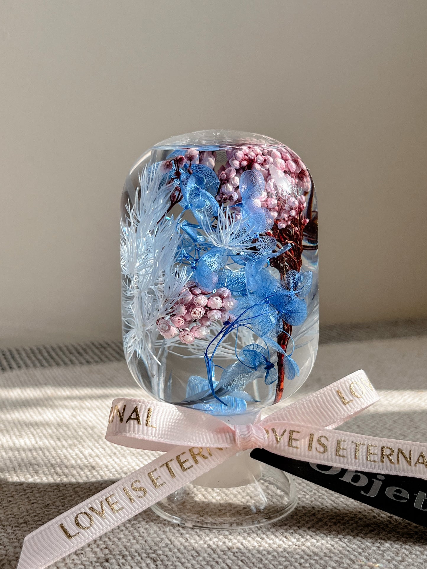 LED Flower Lamp Crystal Ball #1 - Pink in Skies