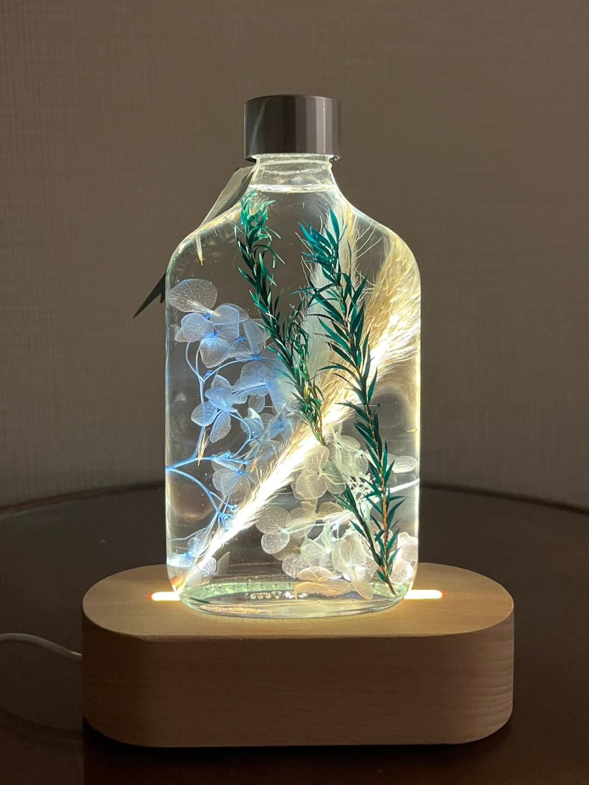 LED Light Bottle #7 - Crystal Lagoon