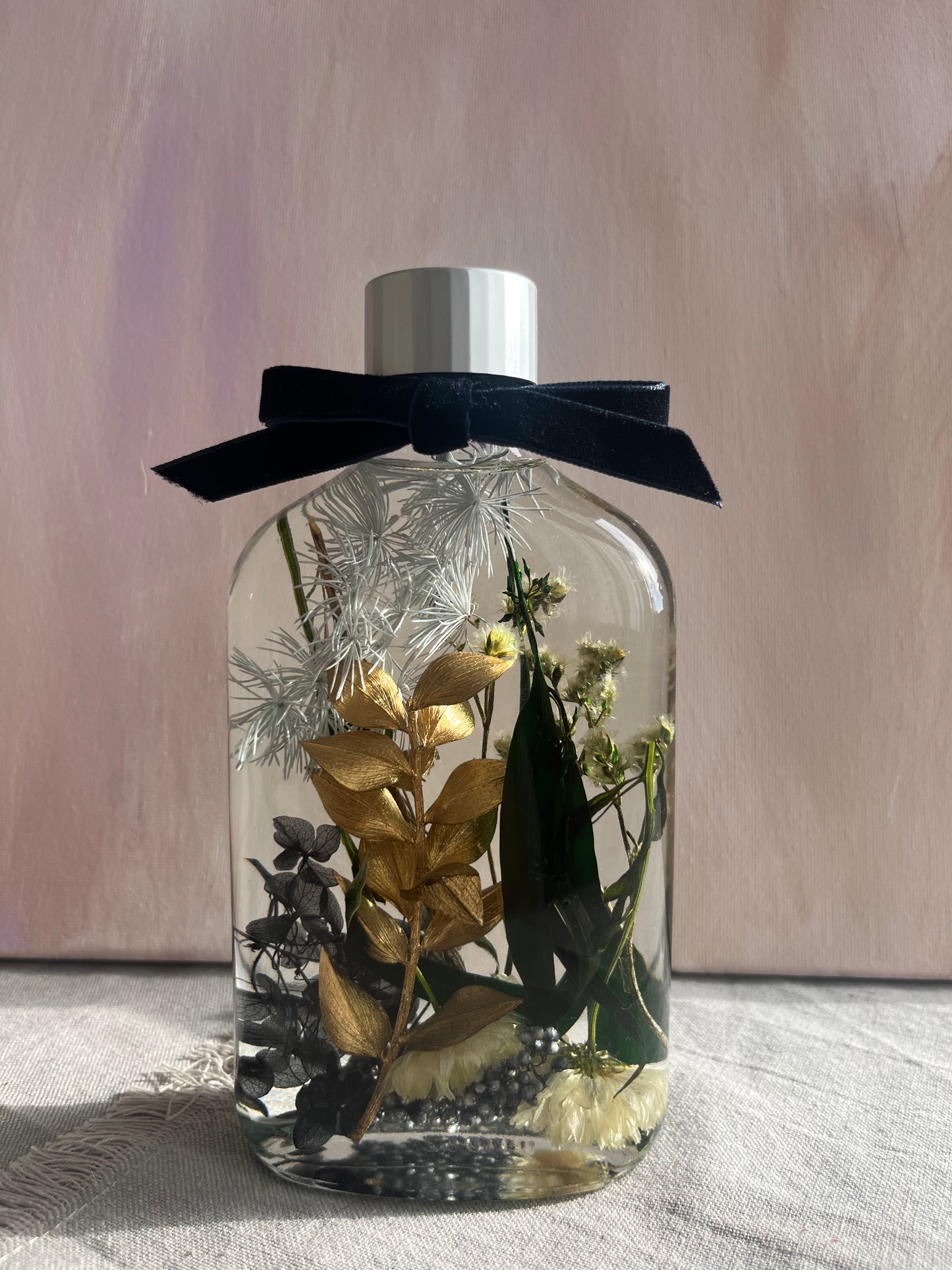 LED Light Bottle #4 - Verdant Noir