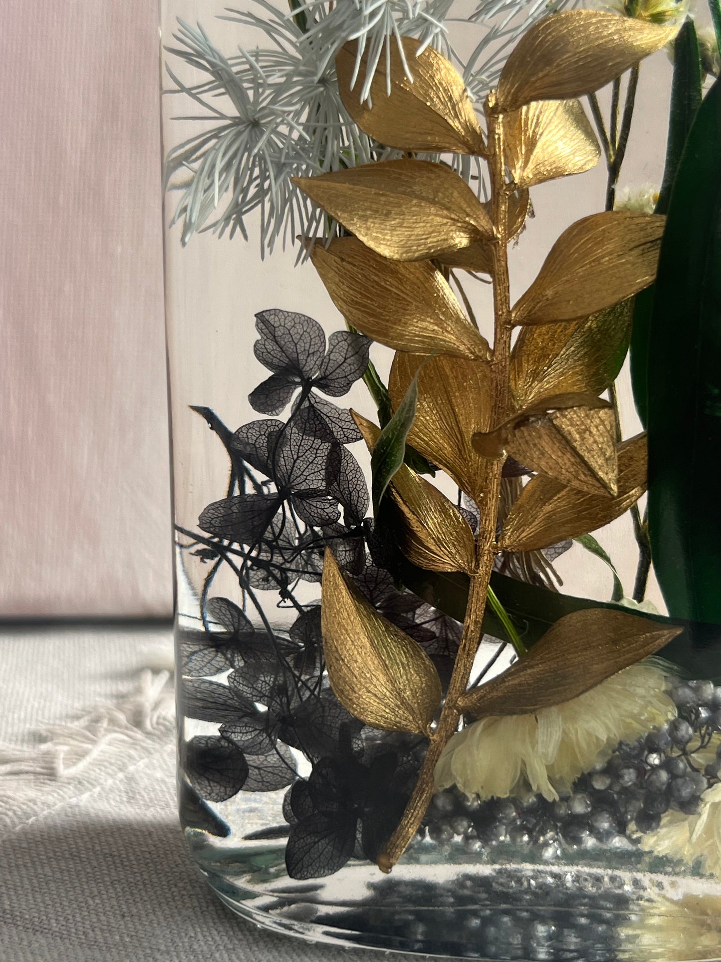 LED Light Bottle #4 - Verdant Noir