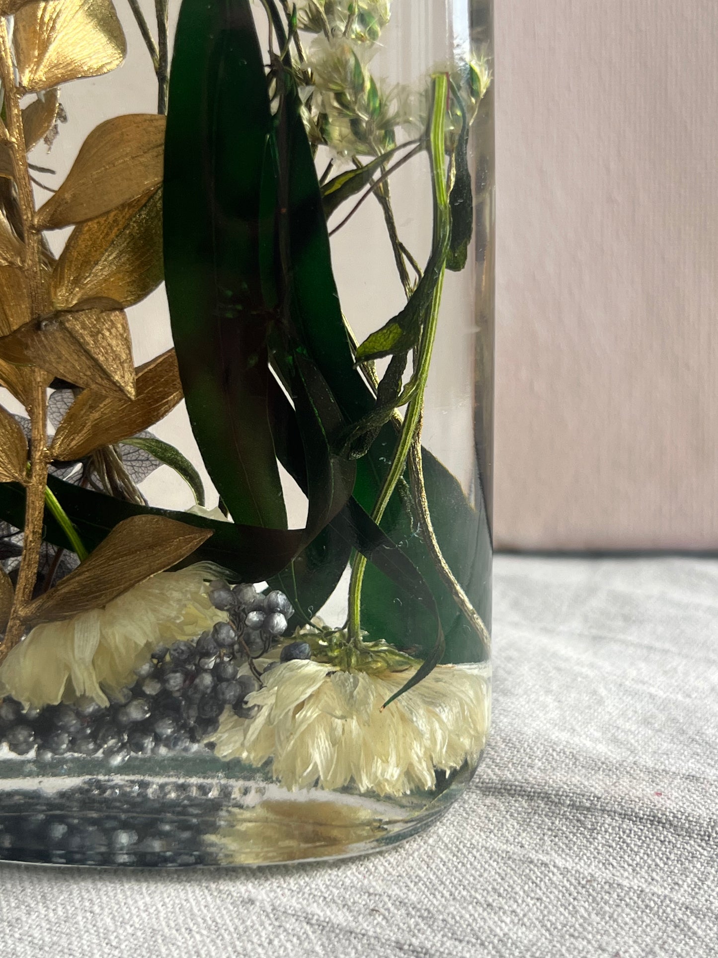 LED Light Bottle #4 - Verdant Noir