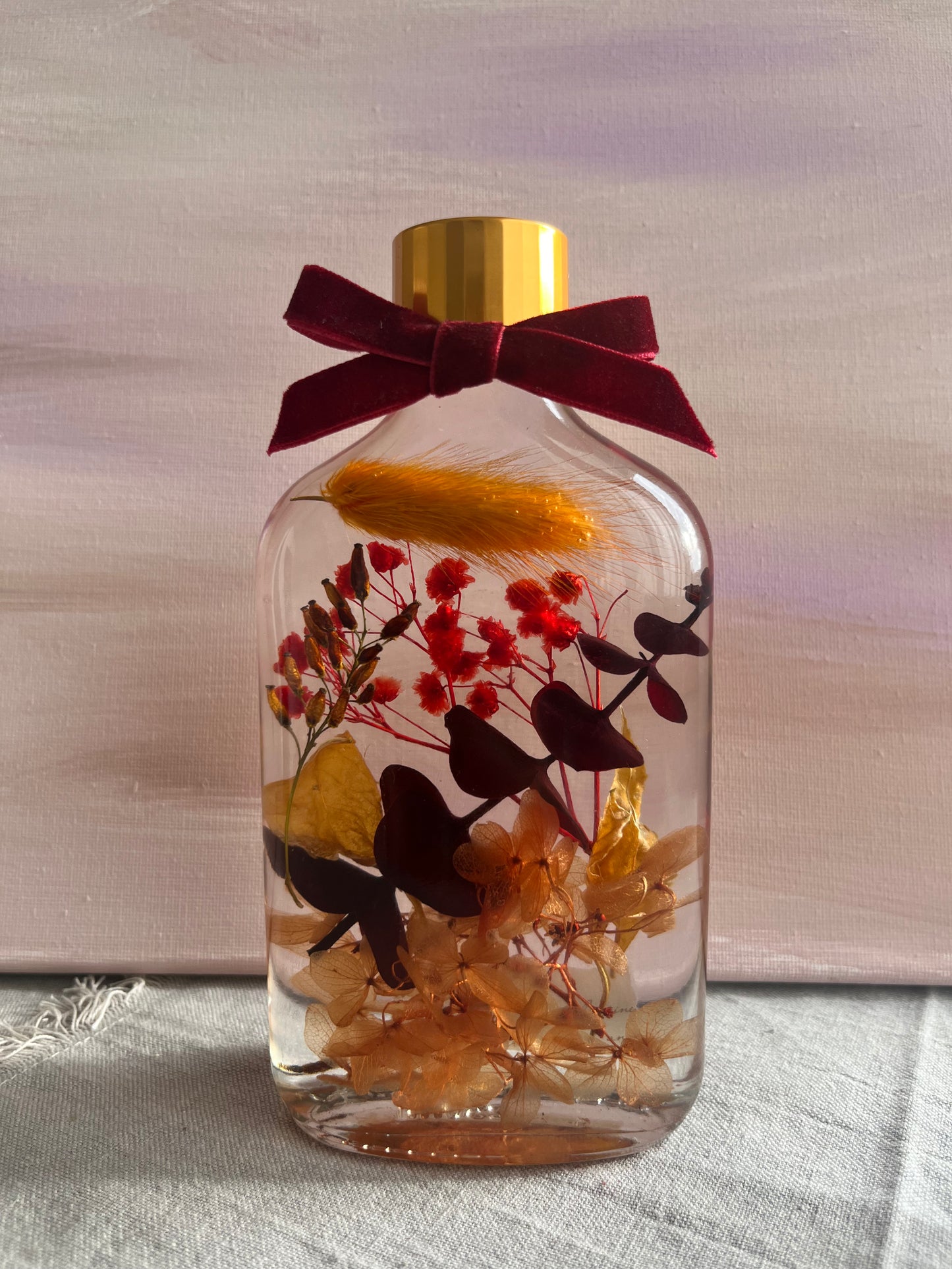 LED Light Bottle #2 - Sunset Ember