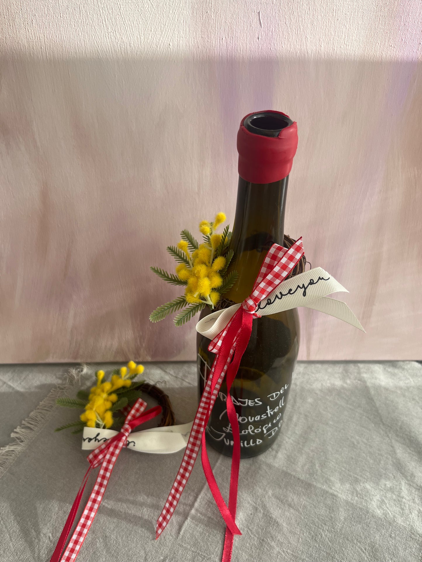 Mini Mimosa Wreath