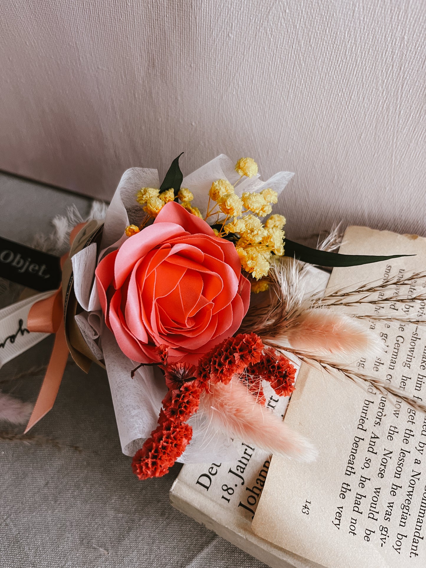 Rose soap mini bouquet