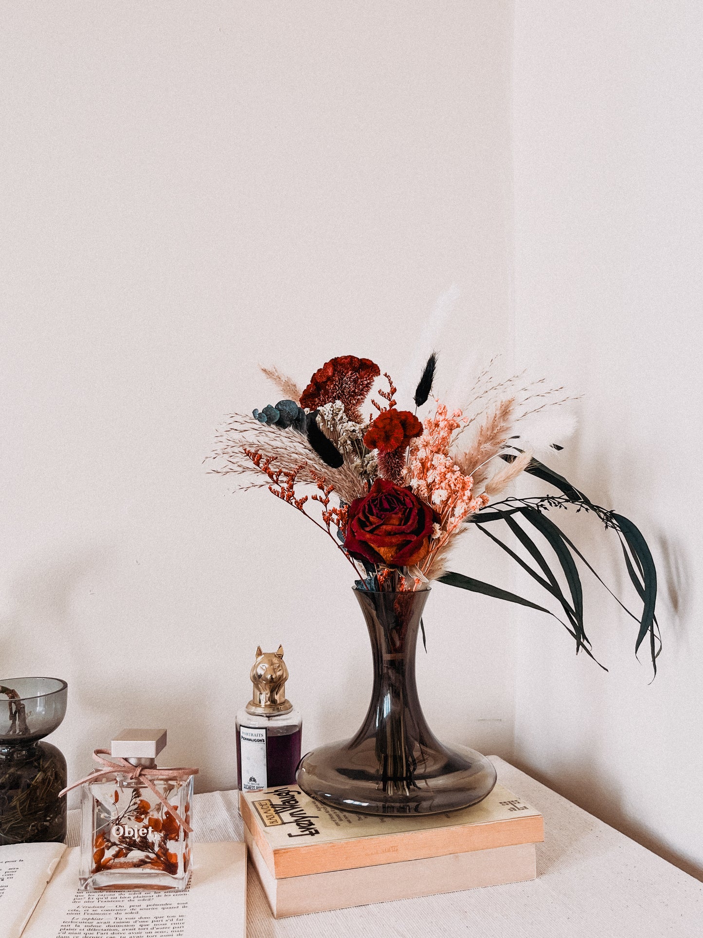 Burgundy Garden Centerpiece