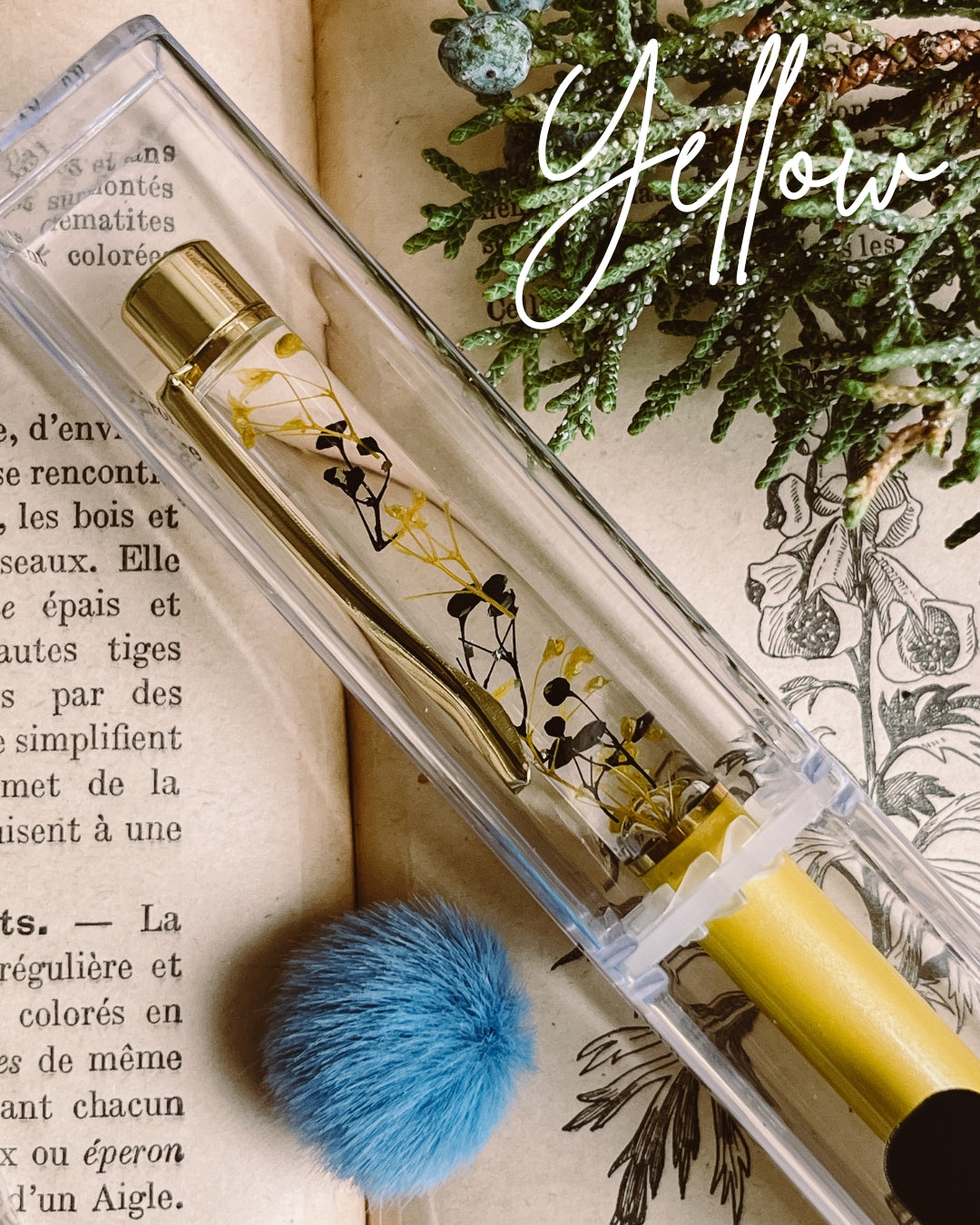 Flower ball point pen