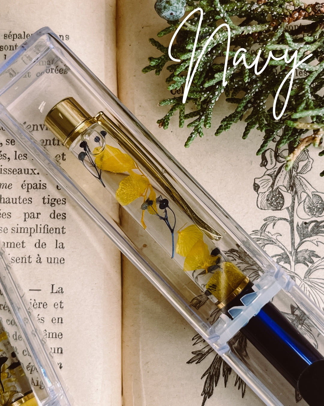 Flower ball point pen