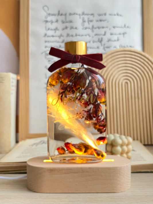 LED Light Bottle #6 - Melrose Charm