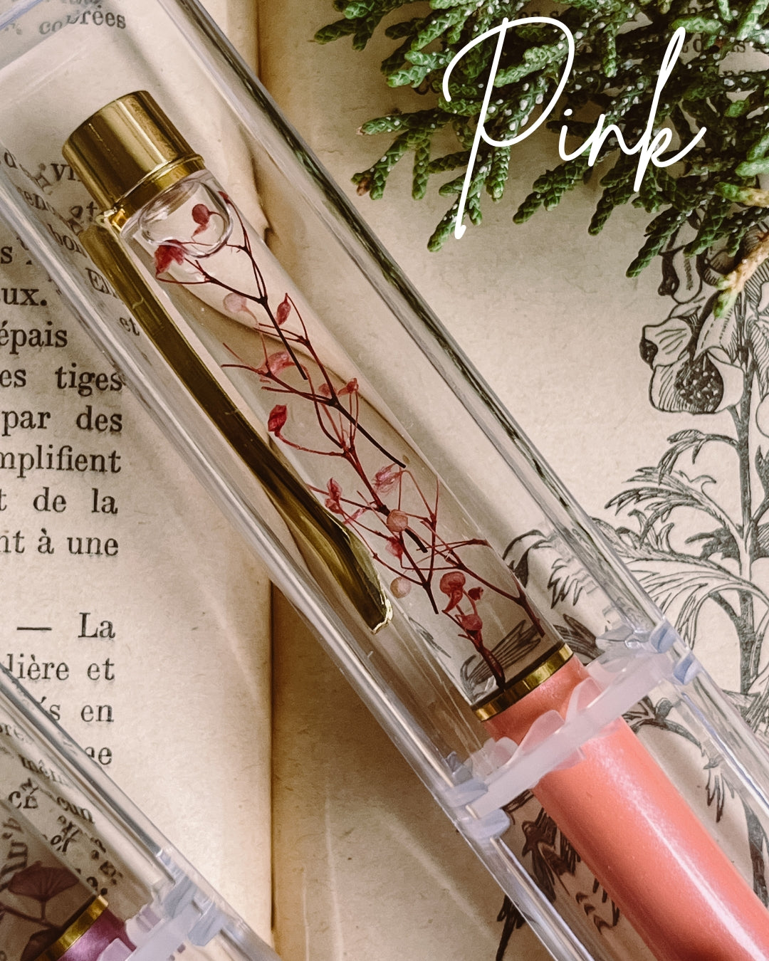 Flower ball point pen