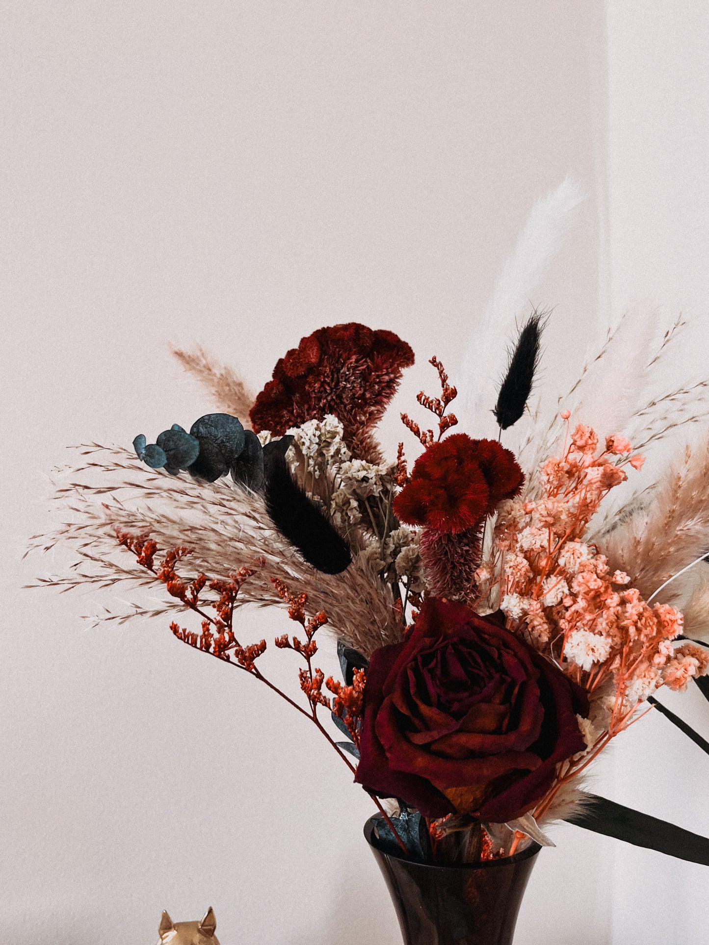 Burgundy Garden Centerpiece