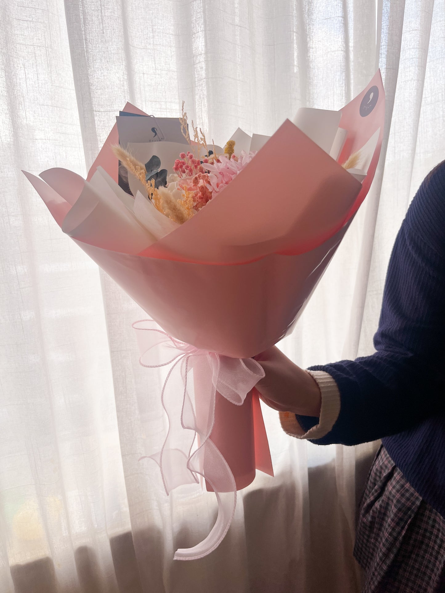 Pink Forever Roses Bouquet