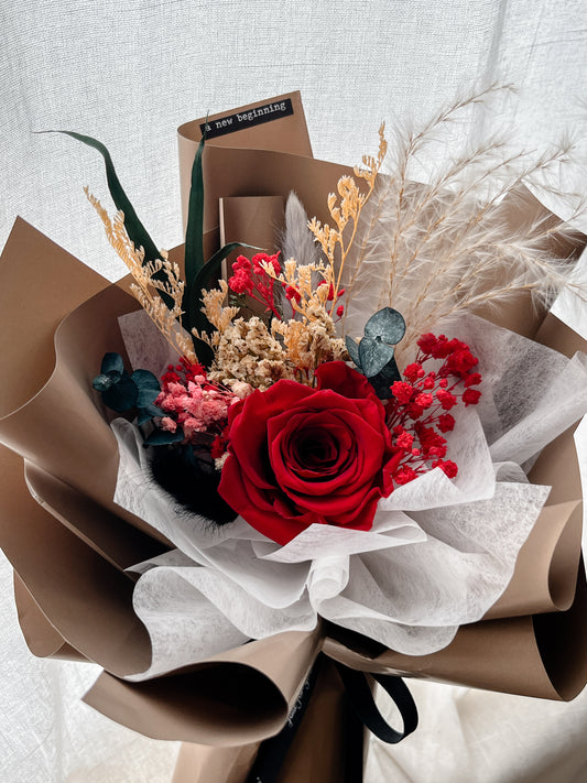 Preserved rose bouquet for special moment