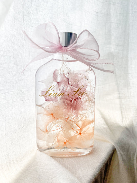 LED Light Bottle #8 - Enchanted Bride's Hydrangea Elixir