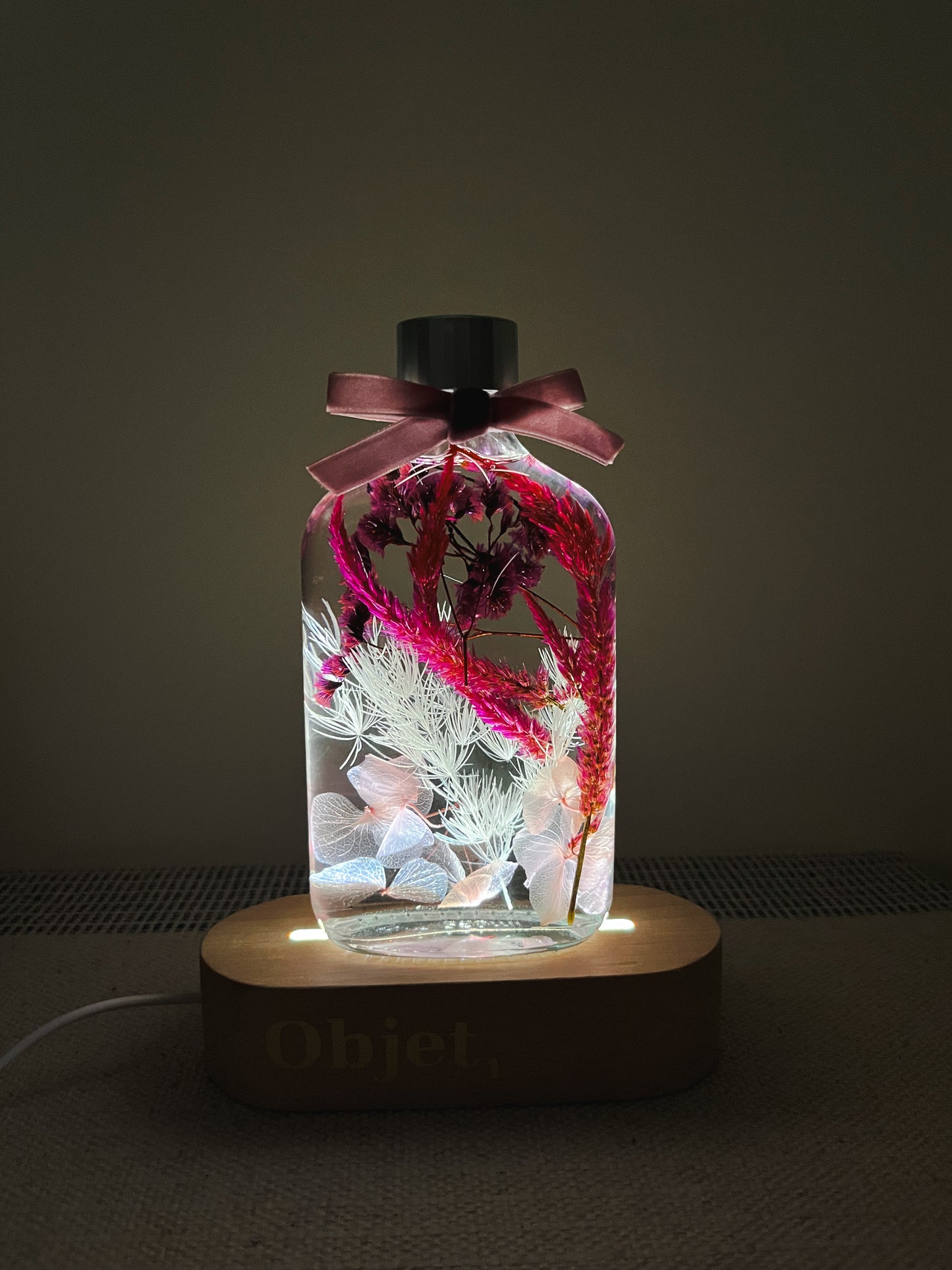 LED Light Bottle #1 - Ethereal Flame