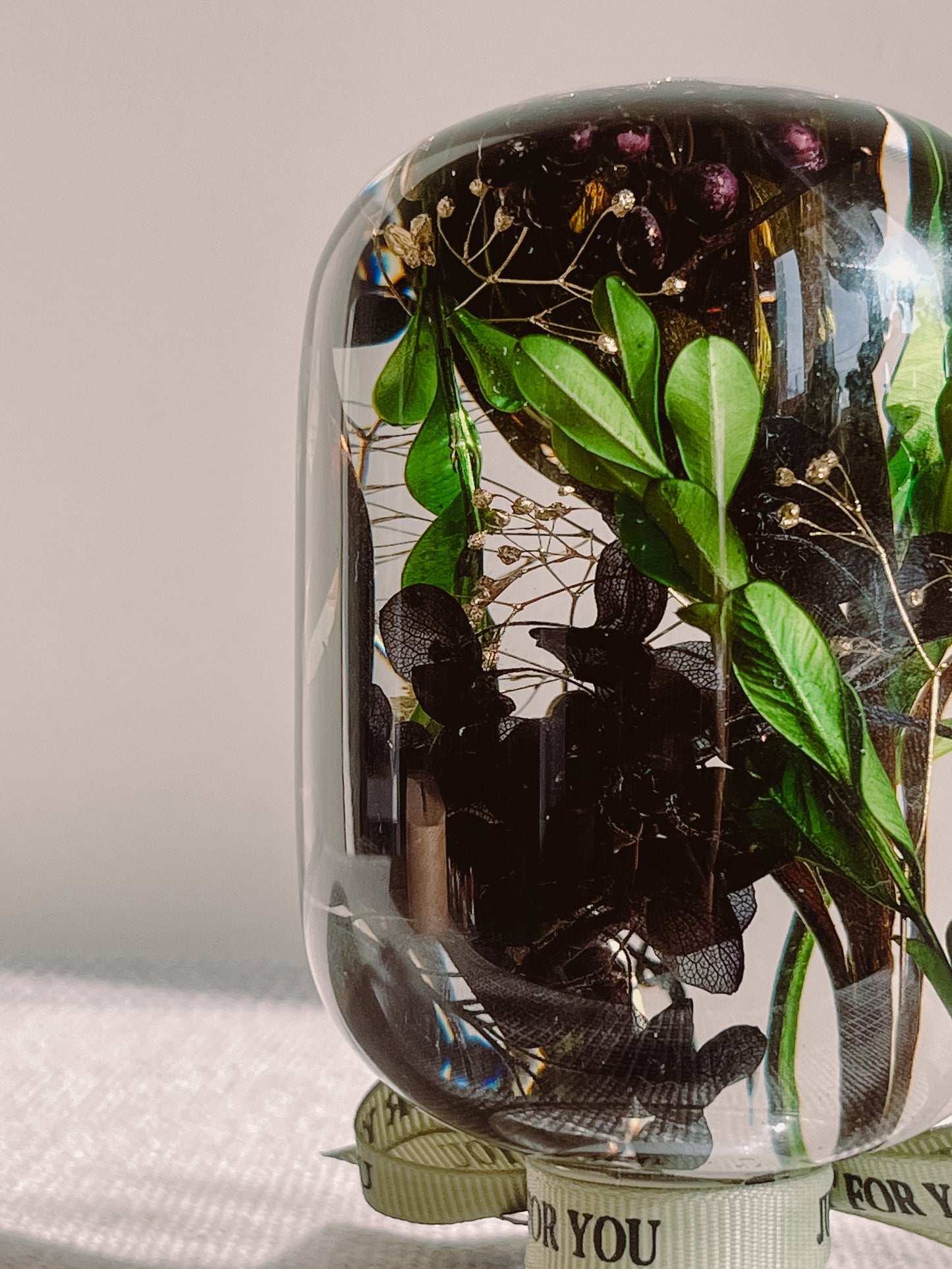 LED Plant Lamp Crystal Ball #5 - Midnight Forest