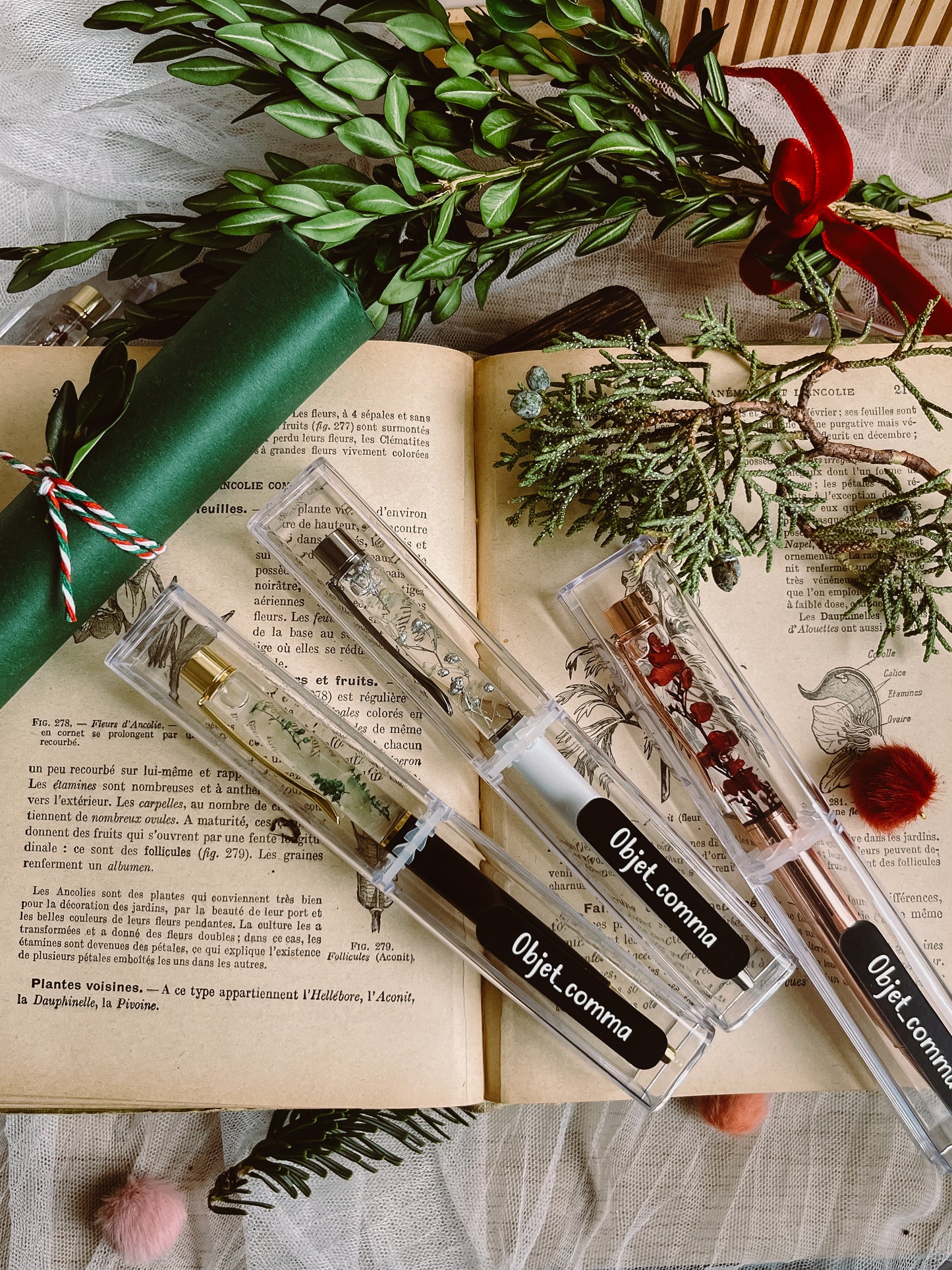 Flower ball point pen