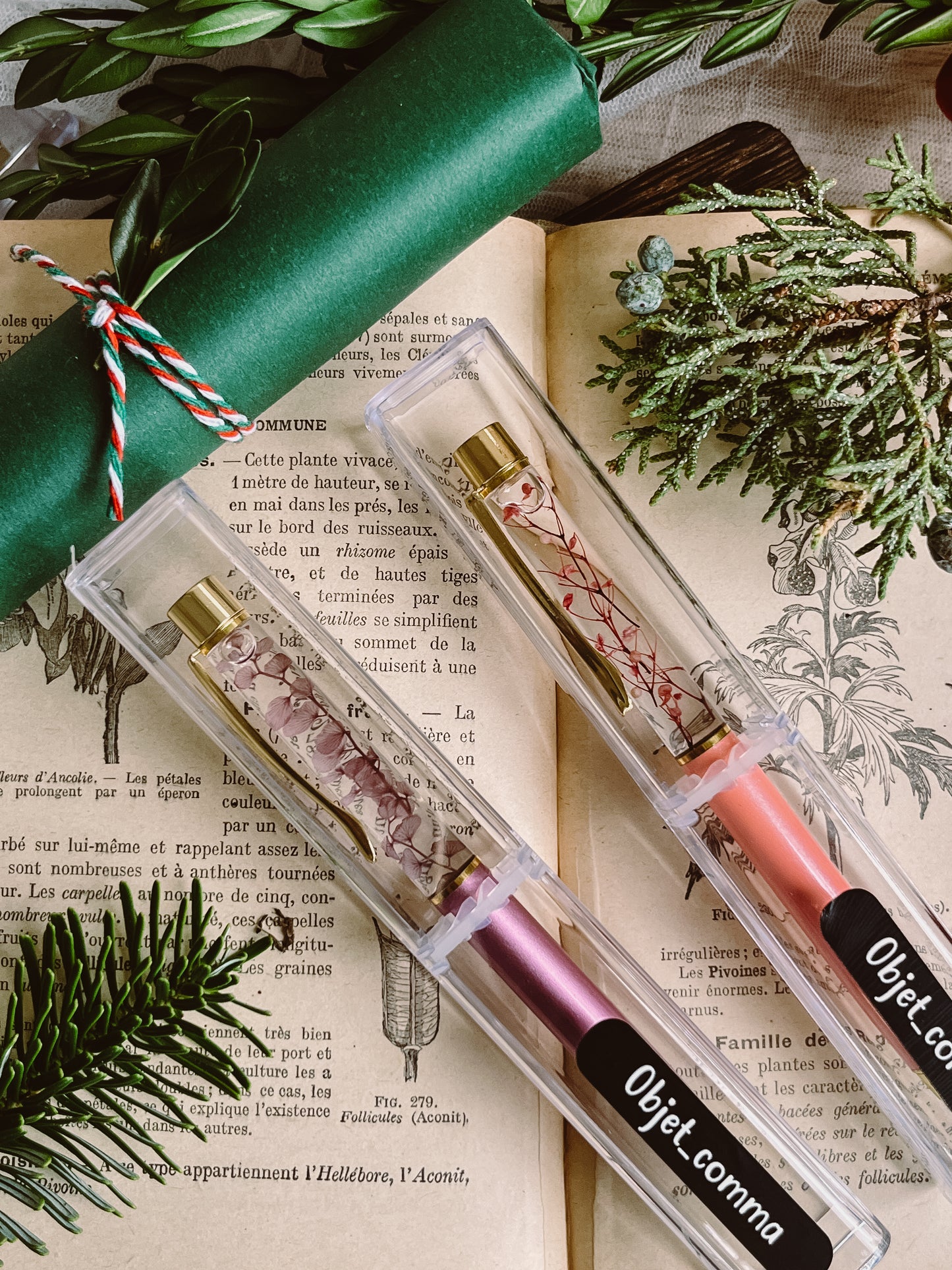 Flower ball point pen