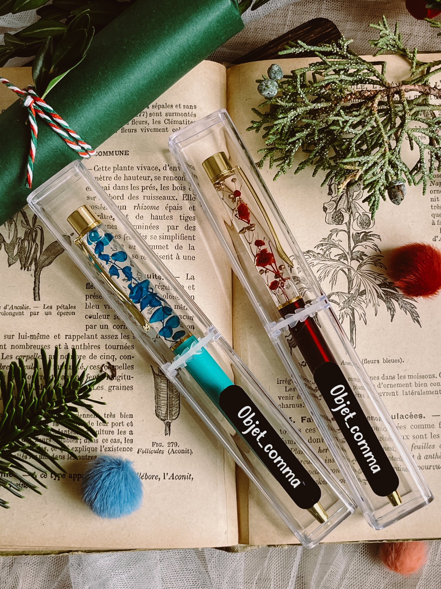 Flower ball point pen